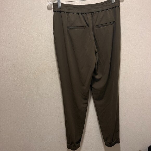 Banana Republic Pull On Elastic Waist Jogger Pant Athleisure Stretch Green Sz 4 - Picture 2 of 6